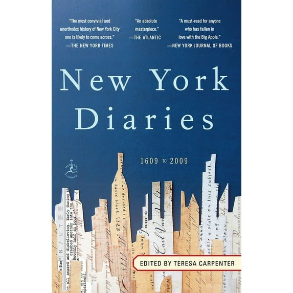 New York Diaries: 1609 to 2009, (Paperback)