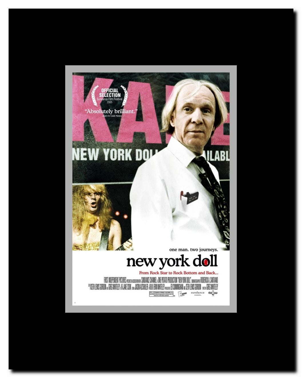 New York Doll Framed Movie Poster