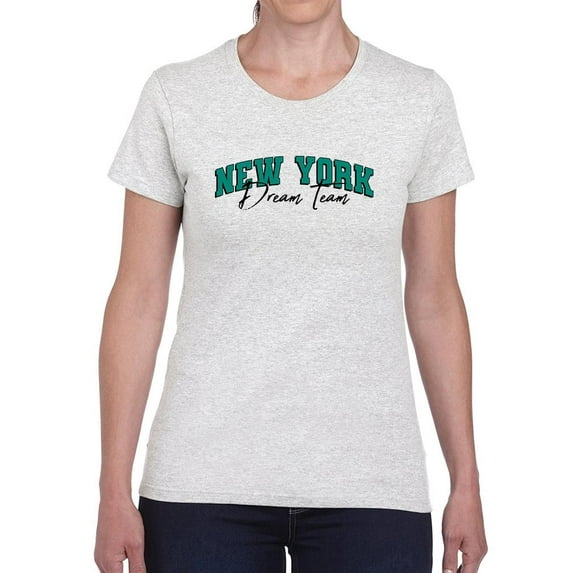 New York Dream Team Retro Sports T-Shirt Women -Image by Shutterstock, Female x-Large