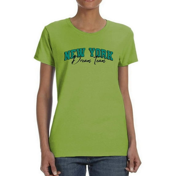 New York Dream Team Retro Sports T-Shirt Women -Image by Shutterstock, Female x-Large