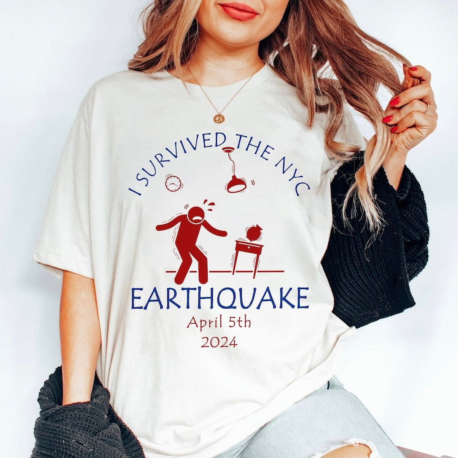 New York Earthquake Shirt, I Survived The NYC Earthquake Shirt, April 5th 2024 Tee, NYC