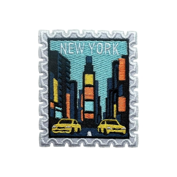 New York Embroidery Patch, City Iron On Sew On Travel Embroidered Applique Patch, Travel Patches, Fabric Patches For Clothes Backpacks Hats, Diy Accessories Gifts For Travel Lovers