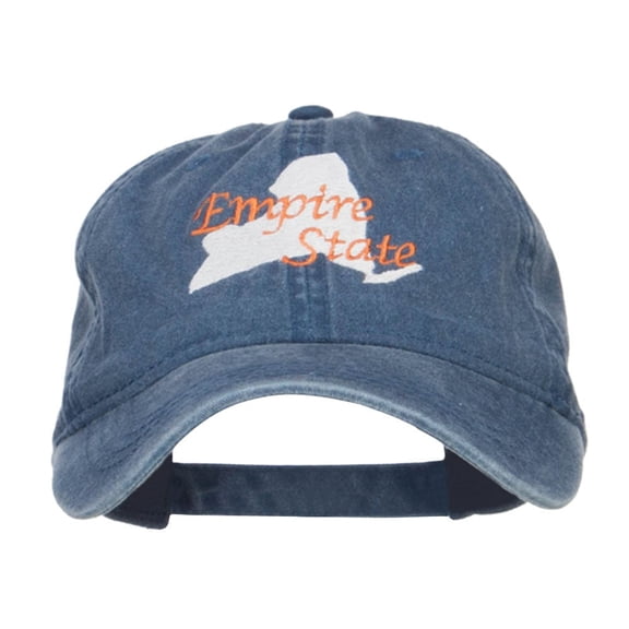New York Empire State Embroidered Cap - Navy OSFM