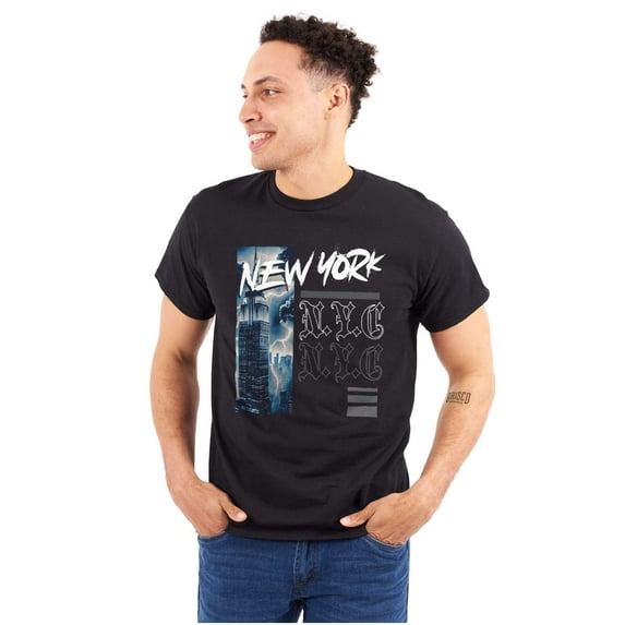 New York Empire State Lightning Men's Graphic T Shirt Tees Brisco Brands L
