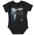 thumbnail image 1 of New York Empire State Lightning Romper Boys or Girls Infant Baby Brisco Brands NB, 1 of 6