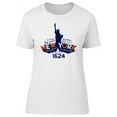 thumbnail image 1 of New York Established 24 T-Shirt Women -Image by Shutterstock, Female Medium, 1 of 2