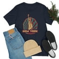 thumbnail image 1 of New York Famous Cities and places to travel Unisex Jersey Short Sleeve Tee, 1 of 10