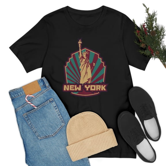 New York Famous Cities and places to travel Unisex Jersey Short Sleeve Tee