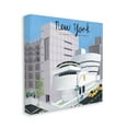 thumbnail image 1 of New York Famous Museum Landmark Modern Architecture Town & City Gallery-Wrapped Canvas Print Wall Art, 17x17, 1 of 5