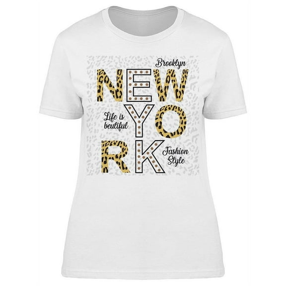 New York: Fashion Style T-Shirt Women -Image by Shutterstock, Female Small