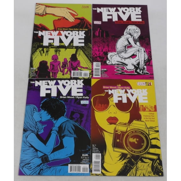 New York Five #1-4 VF/NM complete series Brian Wood - Vertigo ; DC