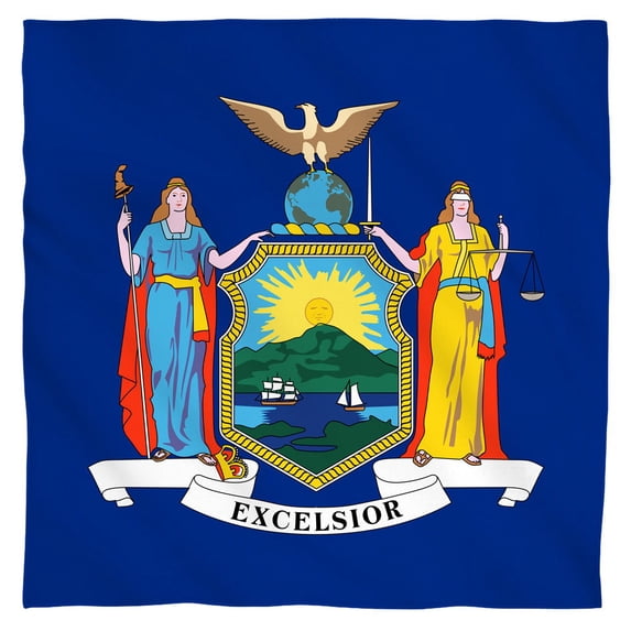 - New York Flag - Bandana - 22" x 22"