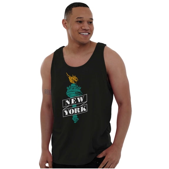 New York Flame of Liberty NYC Pride Plus Size Graphic Tank Top Brisco Brands 3X
