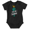 thumbnail image 1 of New York Flame of Liberty NYC Pride Romper Boys or Girls Infant Baby Brisco Brands NB, 1 of 6