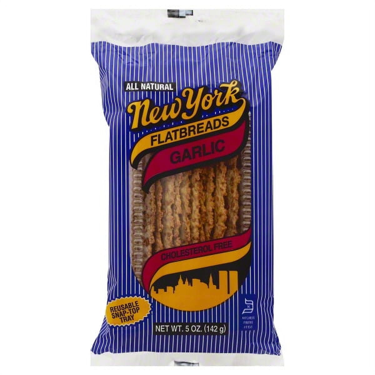 New York Flatbreads, Garlic, 5 Oz