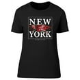thumbnail image 1 of New York Flowers Romance T-Shirt Women -Image by Shutterstock, Female Large, 1 of 2