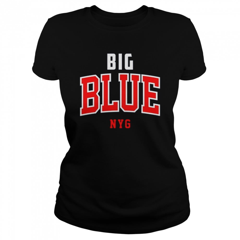 New York Football Big Blue Navy New York Sports Men TShirt Women T