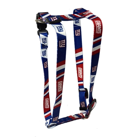 New York Football Giants Extra Small XS 5/8 Inch Wide Adjustable Dog Harness 8" - 14"