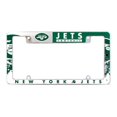thumbnail image 1 of New York Football Jets NFL Chrome Metal License Plate Frame with Bold Full Frame Design, 1 of 6