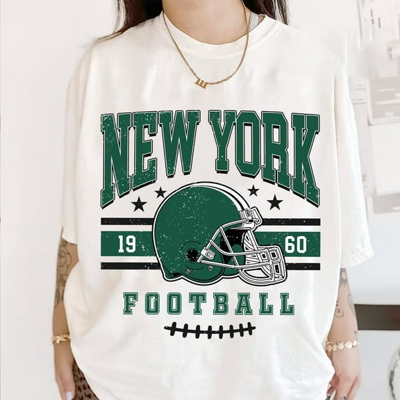 New York Football Retro 80s Vintage Style Shirt, Jets Sunday Football Fan Gifts