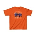thumbnail image 1 of New York Forever Start 5 Jalen Brunson KA. Towns, J.Hart Basketball Cartoon Kids Heavy Cotton Tee-KBNYK001B-Orange-M, 1 of 2