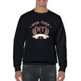 thumbnail image 1 of New York Garland W Banner Sweatshirt Men -Image by Shutterstock, Male Large, 1 of 4