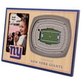 thumbnail image 1 of New York Giants 3D StadiumViews Picture Frame - Brown, 1 of 5