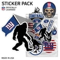 thumbnail image 1 of New York Giants Assorted Sticker Pack, 1 of 1