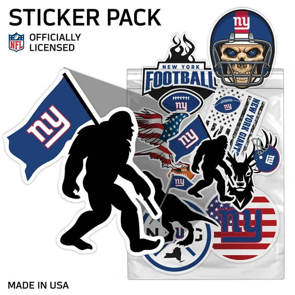 New York Giants Assorted Sticker Pack