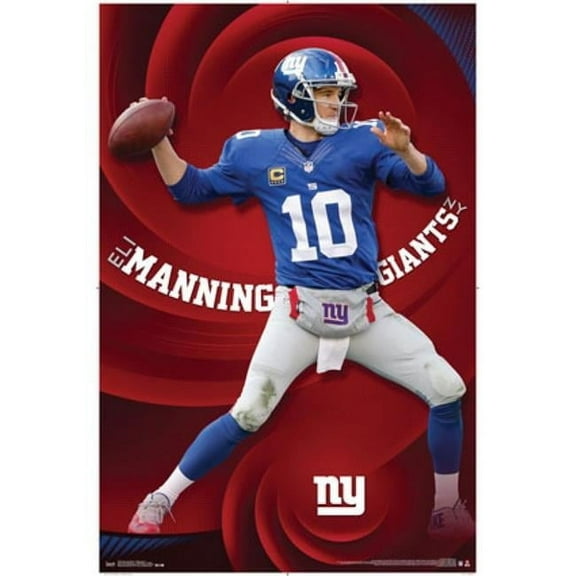 New York Giants - E Manning 15 Poster Print