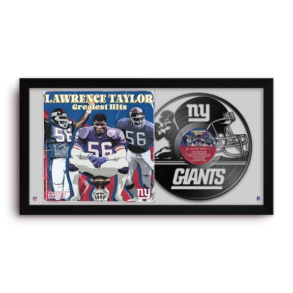 Lawrence Taylor New York Giants 14" x 26" Framed Art Vinyl Album Print
