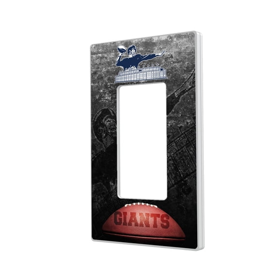 New York Giants Legendary Design Single Rocker Lightswitch Plate