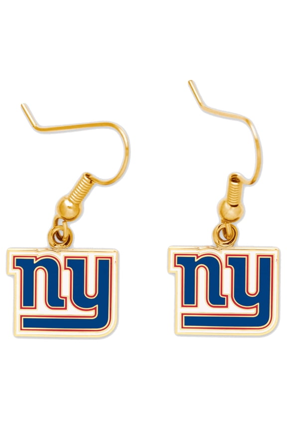 New York Giants Logo Wire Earrings