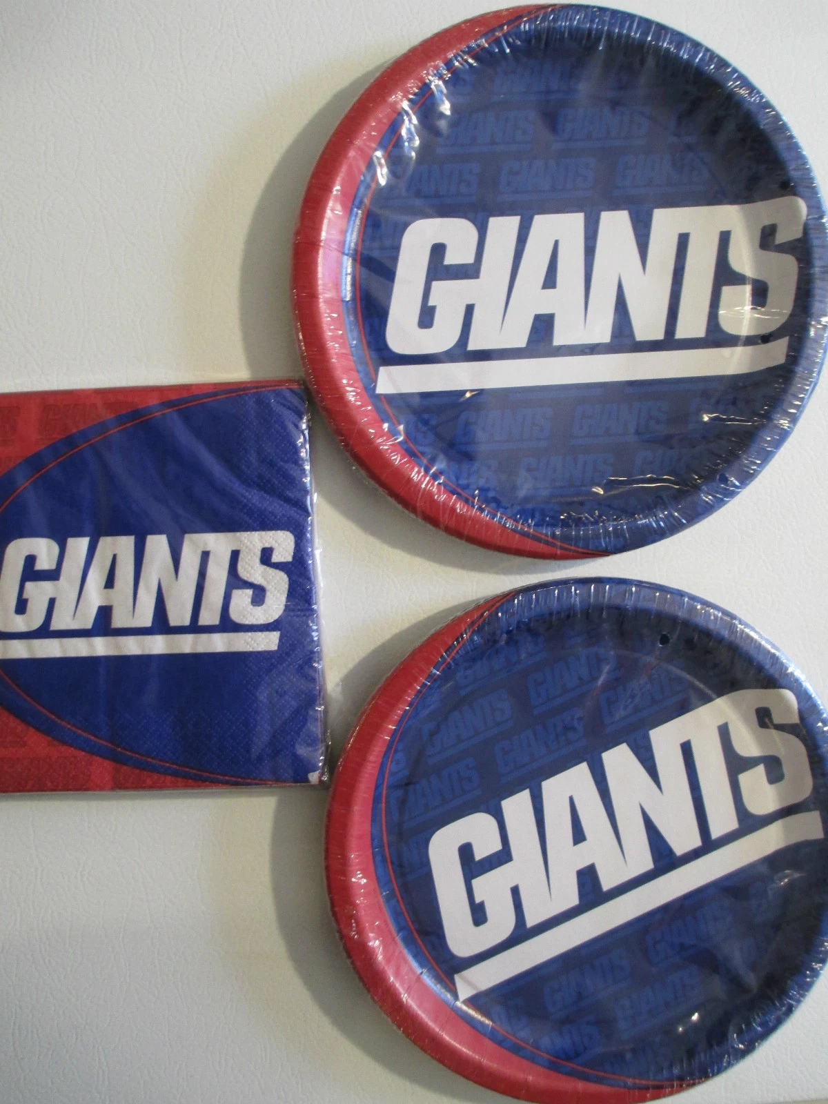 New York Giants Nfl Football Party Supplies Includes Plates & Napkins New !