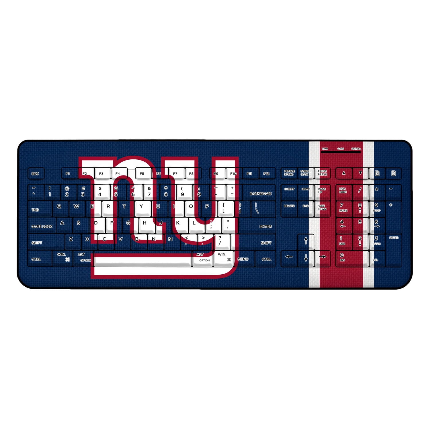Colts Keyboard New York Giants Stripe Wireless Keyboard - Walmart.com