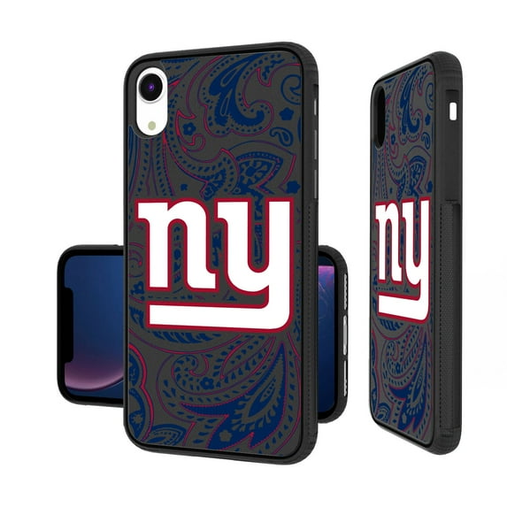 New York Giants iPhone Paisley Design Bump Case