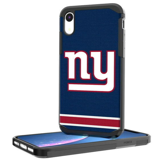 New York Giants iPhone Rugged Stripe Design Case