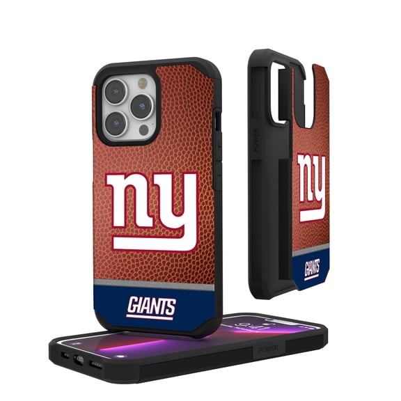 New York Giants iPhone Rugged Wordmark Design Case