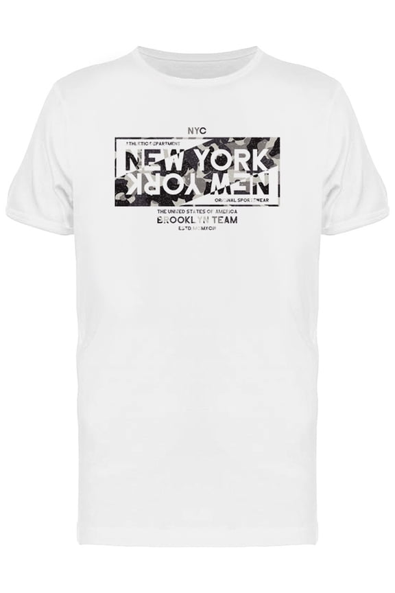 New York Grunge Brooklyn Team T-Shirt Men -Image by Shutterstock, Male Medium