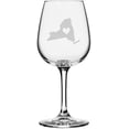 thumbnail image 1 of New York Heart States Etched 12.75oz All Purpose Libbey Wine Glass, 1 of 1