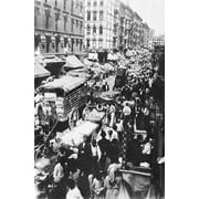 New York: Hester Street. /Na View Of Hester Street On The Lower East Side In New York City. Photograph, C1900. Poster Print by  (18 x 24)