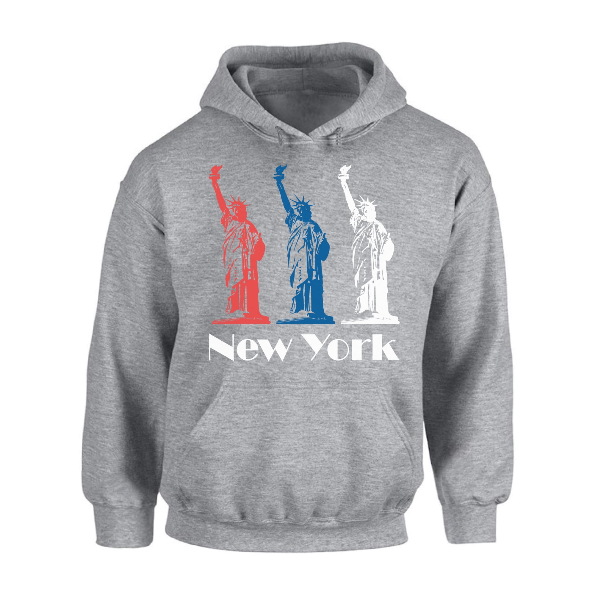 New York Hoodie Sweatshirt - Statue of Liberty Gift - NYC Novelty