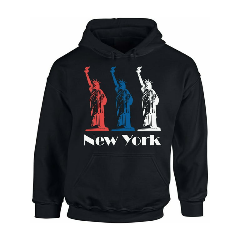 New York Hoodie Sweatshirt - Statue of Liberty Gift - NYC Novelty