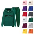 thumbnail image 1 of New York Hoodie and Sweatpants Set 2025 Fashion Hooded Sweatshirt and Jogging Sweatpants Set Sweat Suits, 1 of 3