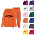 thumbnail image 1 of New York Hoodie and Sweatpants Set 2026 Trendy Hooded Sweatshirt and Jogging Sweatpants Set Lounge Sets, 1 of 3