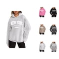 thumbnail image 1 of New York Hoodies for Women 2025 Long Sleeve Y2K Graphic Hoodie Pockets Streetwear Hooded Sweatshirt Women Pullover, 1 of 5