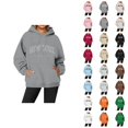 thumbnail image 1 of New York Hoodies for Women Fall Winter Long Sleeve Graphic Hooded Sweatshirt with Pockets Streetwear Pullover Tops, 1 of 5