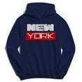 thumbnail image 1 of New York Humor Graphic Navy Men's Crewneck Sweatshirt Hoodie, 1 of 1