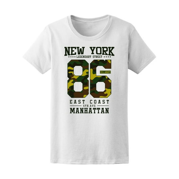 New York In Camouflage T-Shirt Men -Image by Shutterstock, Male x-Large
