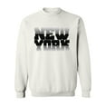 thumbnail image 1 of New York In Gradient Font Sweatshirt Men -Image by Shutterstock, Male 3X-Large, 1 of 4